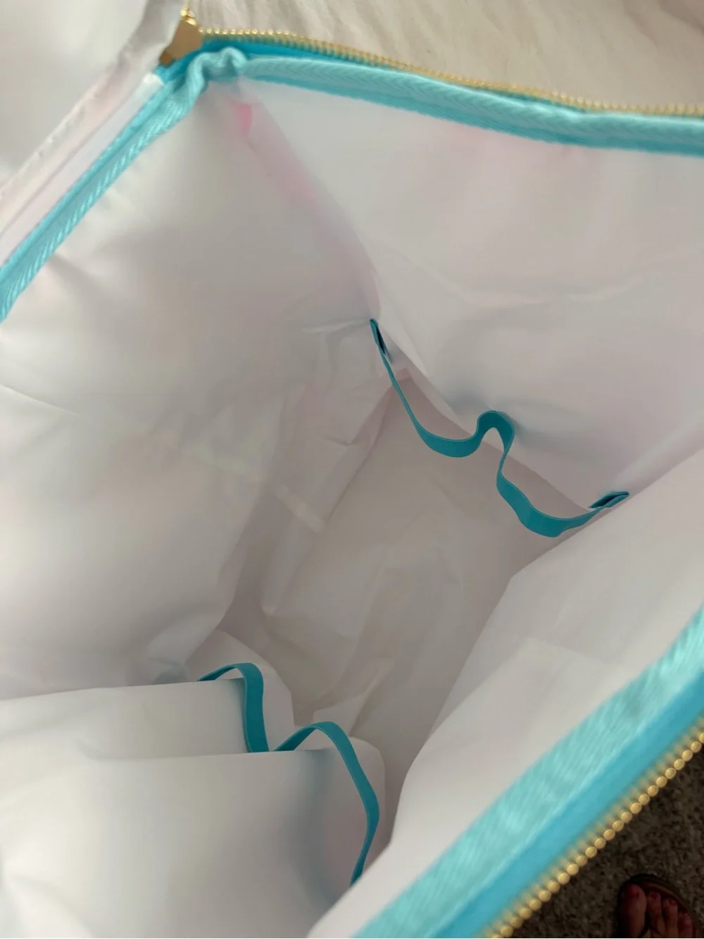 Lilly Pulitzer Blue Pink Floral Tote Bag MWT
